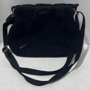Black Quilted Vera Bradley Crossbody Bag